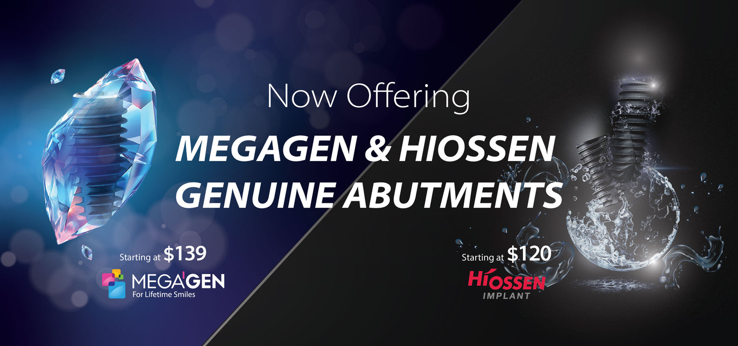 Megagen Custom Abutment and Hiossen Custom Abutment