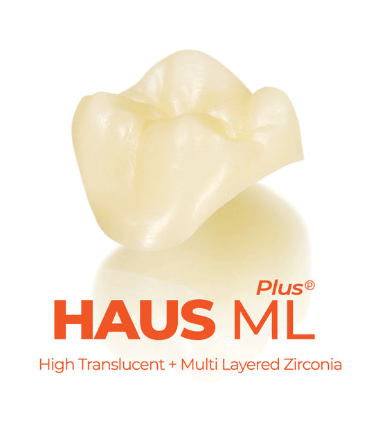 Multilayered zirconia crown