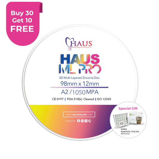 Haus 3D Multilayered Pro Zirconia Disc