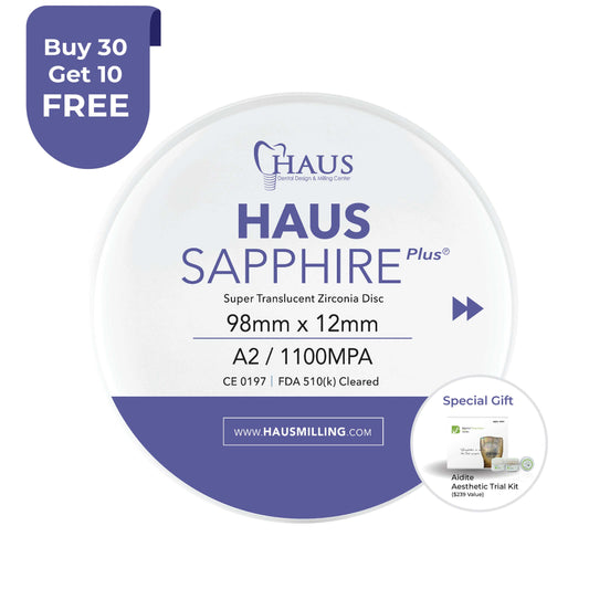 Haus Sapphire Plus Zirconia Disc