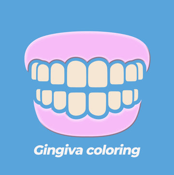 Gingiva coloring (during green state)