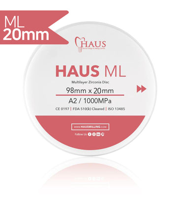 Haus ML Zirconia Disc 98X20mm