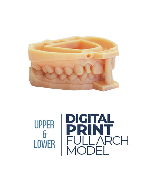 digital print full arch model