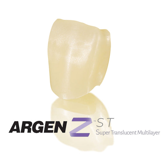 ArgenZ ST Multilayer zirconia cutback crown